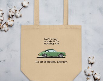 Vintage Porsche advertentietas