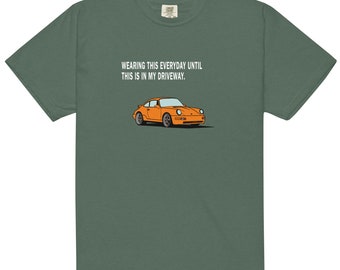 Porsche Motivatie zwaargewicht t-shirt