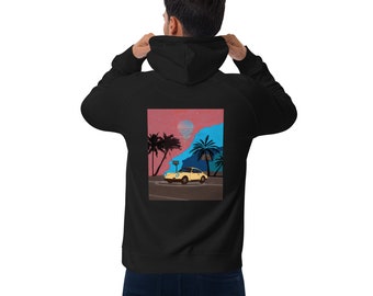 Californië zonsondergang hoodie