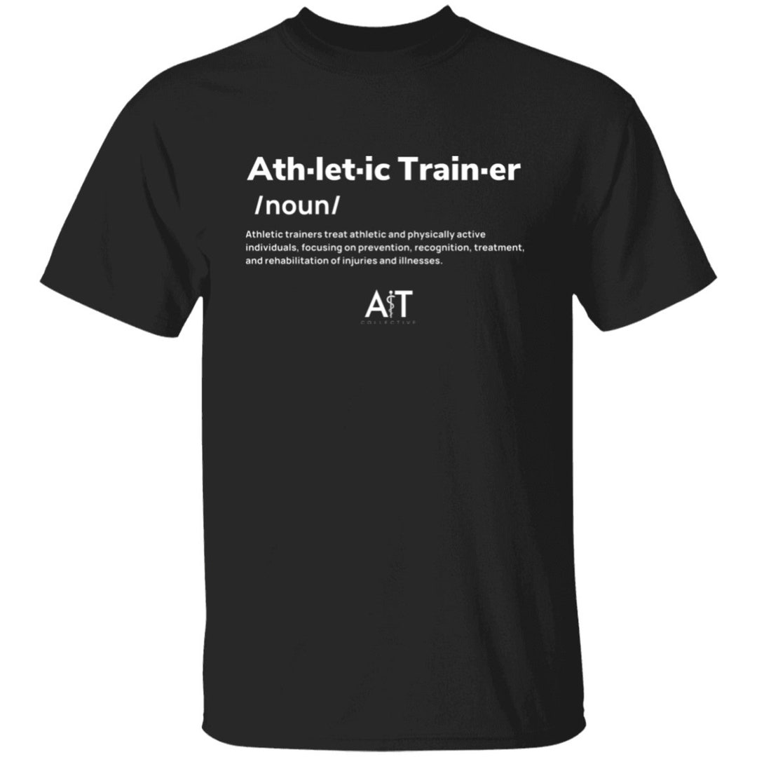 Athletic Trainer Definition Tee Etsy