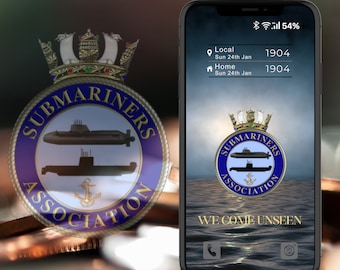 Submariners Association (Android & iPhone) mobile Phone Background, veteran, Royal Navy, Submariner, dolphins, gift for veteran Submarines