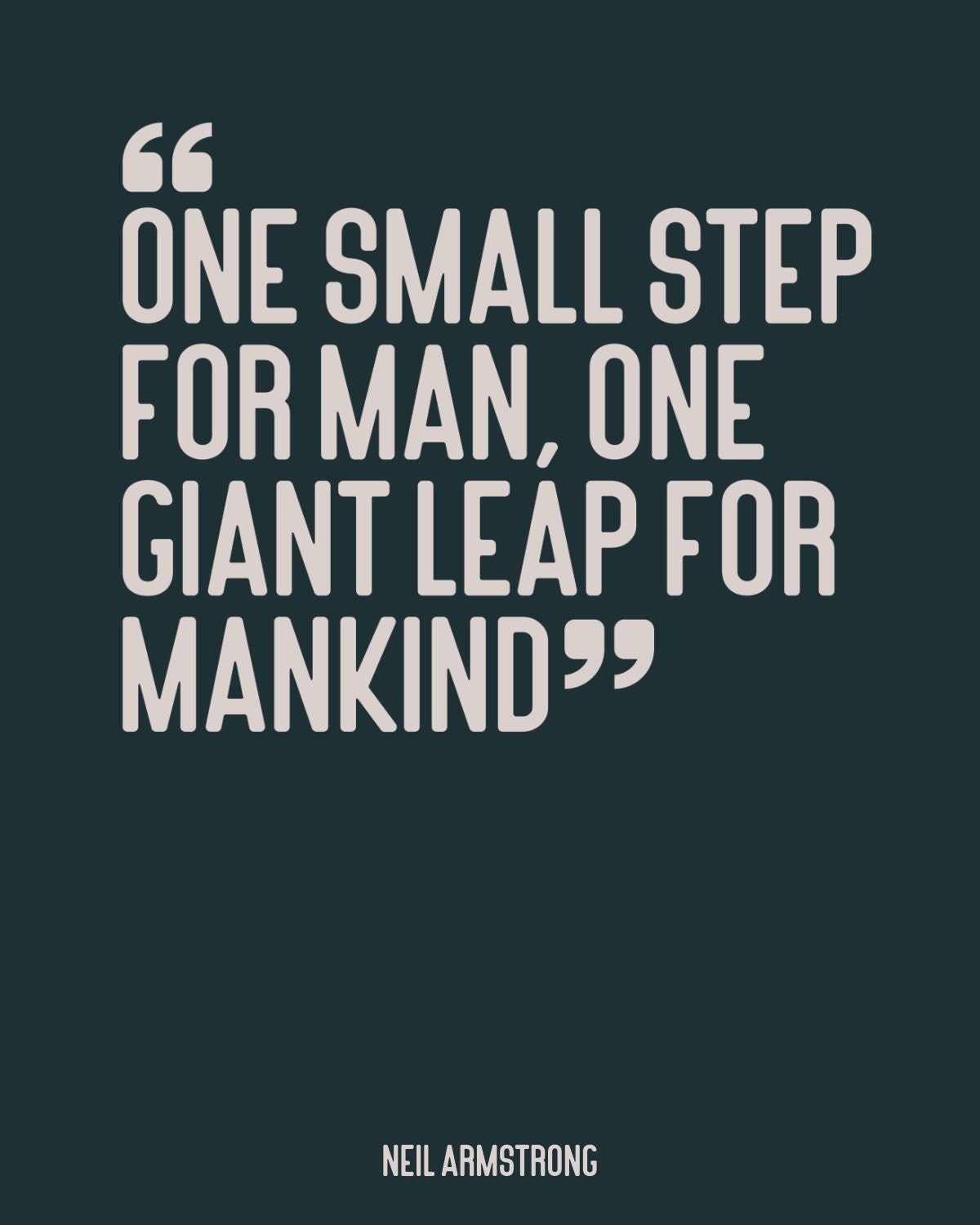 Neil Armstrong Famous Quote digital Download Science Etsy