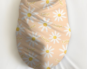 Personalisierte Daisy Swaddle Decke