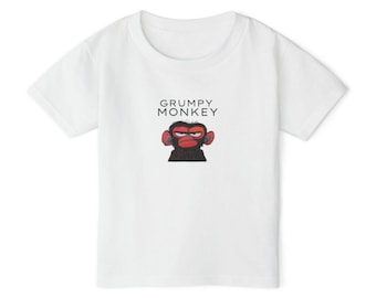 Grumpy Monkey Toddler T-shirt, Funny Book Character Tee