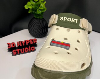 Engine O Slipper Decoration, Car-themed design, Engine Block Charm, Fun charms for car lovers