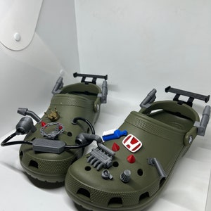 Crocs X-treme Tuning Kit, Etsyn's Fastest Crocs, Honda Jibbitz, Crocs For Honda Lovers, Crocs For Speed Lovers, 3D Printed Funny Shoe Gift image 3