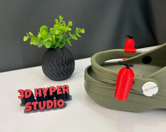 Fire Extinguisher Charm – Safety Style Upgrade (1 Pair / 2 Pieces)