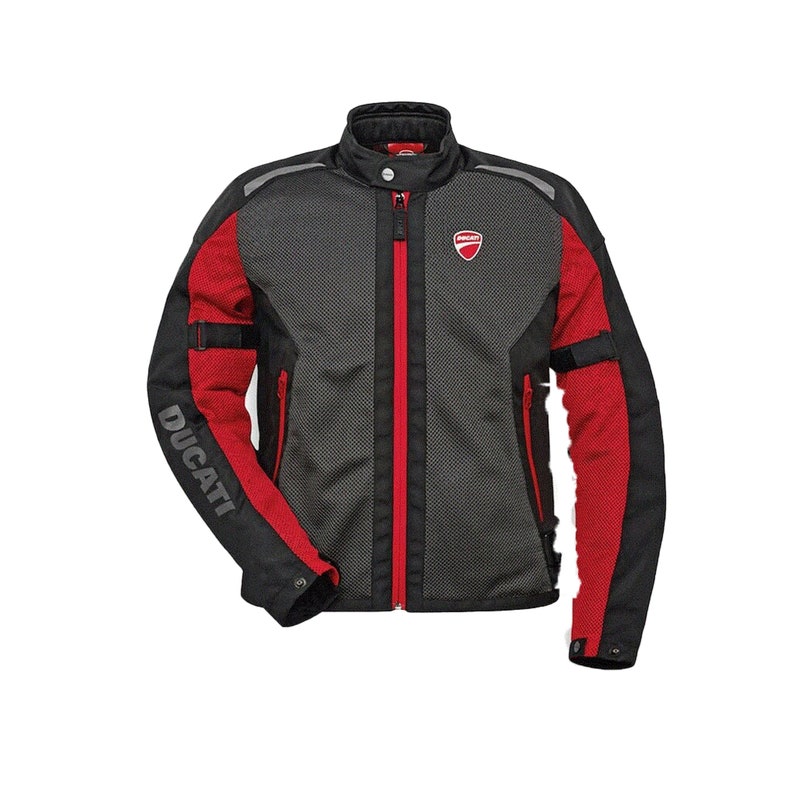 Handmade Ducati Textile Motogp Motorcycle Racing Jacket, Cordura