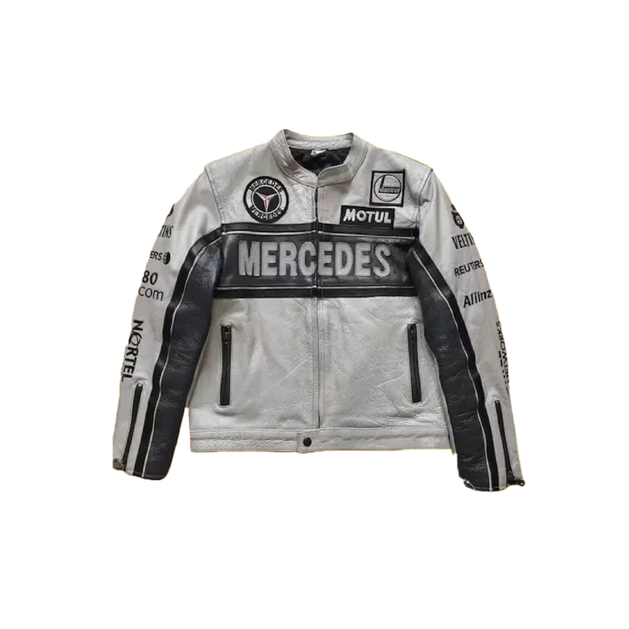 Logo Mercedes embroidered on Quilted Jacket Blouson Parka Giacca Chaqueta  Veste