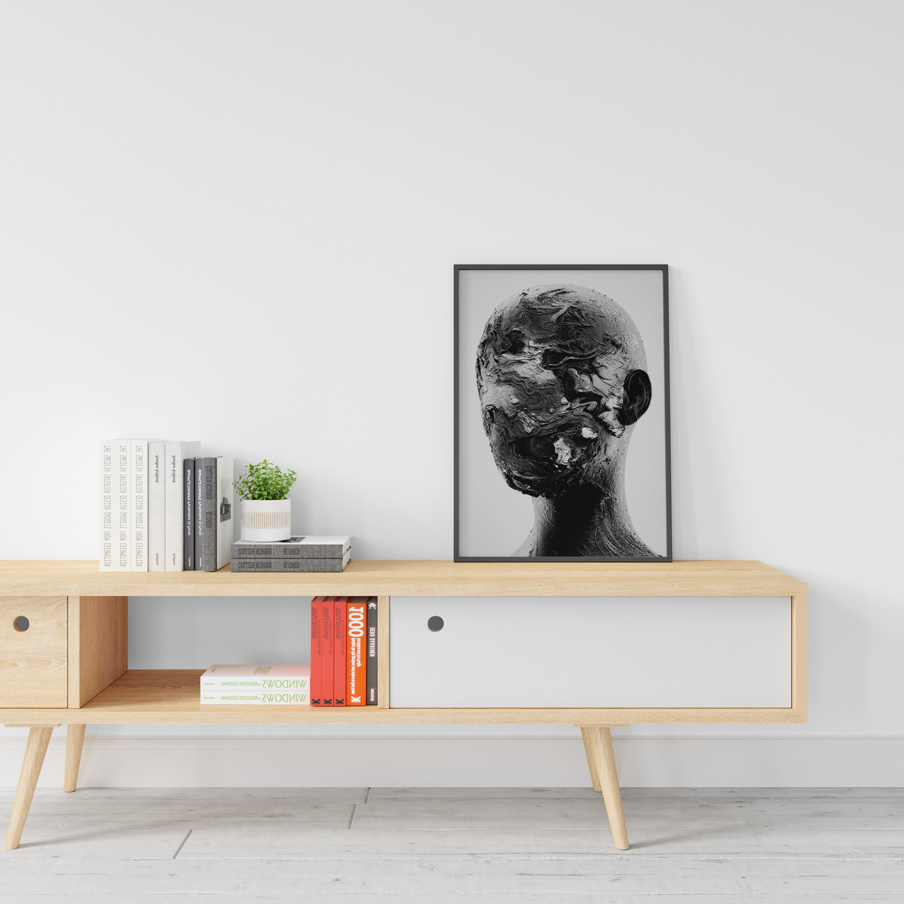 Captivating Abstract Figurehead Digital Print Poster - Etsy