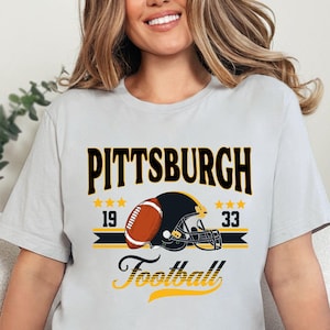 Pittsburgh Football Game Day shirt, Steeler Football shirt, Womens Steeler Gift, Tailgate shirt, Unisex Pittsburgh Fan Shirt