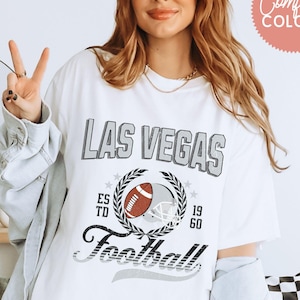 Raider Fanatics Comfort Colors Shirt | Vintage Las Vegas Football Shirt | Raider Tailgate Tee | Raider Game Day Shirt | Raider Fan Gift