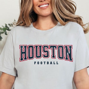 Vintage Texan Football T-Shirt | Cute Retro Texan Shirt for Houston Football Fans | Texan Football Tailgate Tee | Perfect Texan Fan Gift