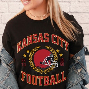 Vintage Kansas City Football Shirt | Sunday Chief Football Gameday Tshirt for Fans |  KC Chief Fan Gift | Kansas City Football TShirt