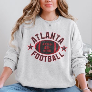 Atlanta Football Sweatshirt | Falcons Football Sweatshirt | Atlanta Football Game Day Sweater | Falcon Tailgate Apparel | Flacon Fan Gift
