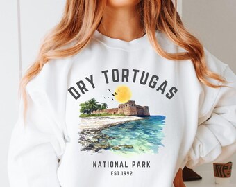 Dry Tortugas National Park Sweatshirt, Florida Keys Crewneck, National Park Lover Gift, Florida Travel Pullover, Adventure Shirt