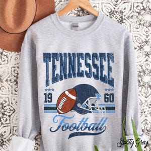 Titans Football Sweatshirt | Vintage Titans Shirt | Retro Tennessee Football Sweater | Vintage Titans  Game Day Football Sweatshirt