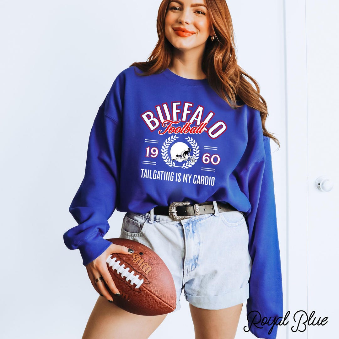 Buffalo Football Sweatshirt | Bill Football Sweatshirt for Game