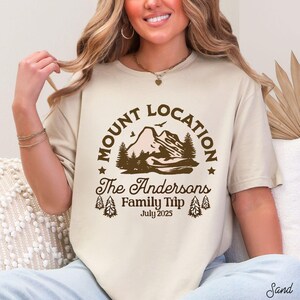 Custom Family Vacation Shirt 2025, Matching Mountain Adventure Tee, Summer Camp Life Shirt, Personalized Reunion Shirt, Outdoor Travel Gift