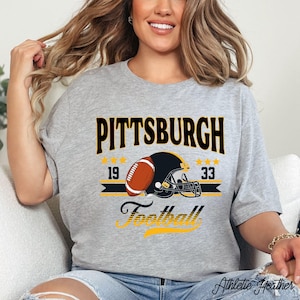 Pittsburgh Football Game Day shirt, Steeler Football shirt, Womens Steeler Gift, Tailgate shirt, Unisex Pittsburgh Fan Shirt