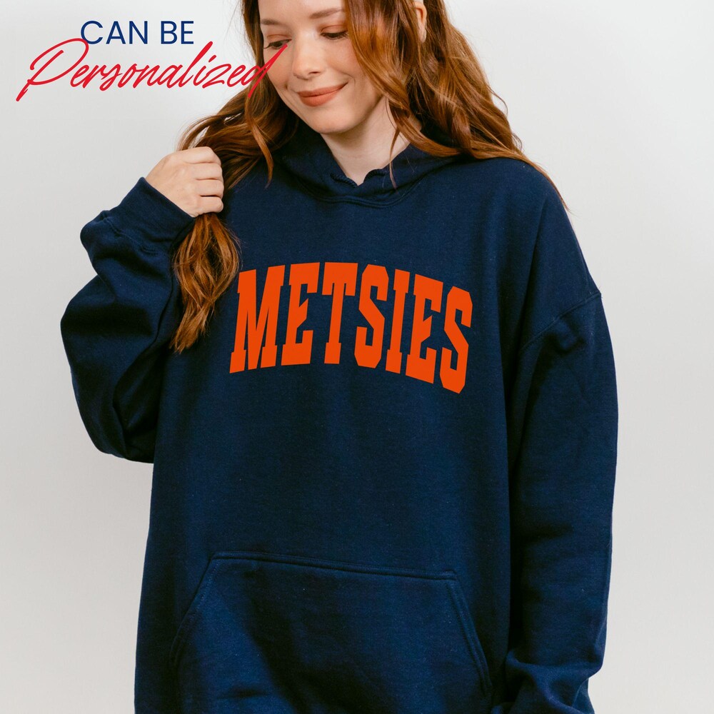 New York Baseball Hoodie - Met Baseball Fans Hoodie, New York Met Gear, Ny Met Pullover, Met Game Day Sweatshirt, Ny Met Fandom Gift New Hoodie