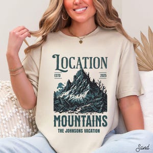 Custom Family Vacation Shirt 2025, Matching Mountain Adventure Tee, Summer Camp Life Shirt, Personalized Reunion Shirt, Outdoor Group  Shirt