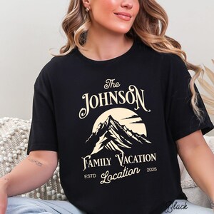 Custom Family Vacation Shirt 2025, Matching Mountain Adventure Tee, Summer Camp Life Shirt, Personalized Reunion Shirt, Outdoor Travel Gift