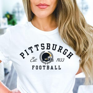Pittsburgh Football Game Day shirt, Steeler Football Fan Gift, Unisex Tailgate Outfit, Sunday Football Shirt, Pittsburgh Apparel, PIT fan