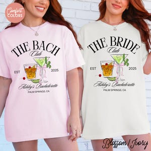 Custom Bachelorette Party Shirt Comfort Colors® | Bachelorette Matching Shirts | Bridesmaid Gift | Bride Club Trip Tee | Personalized Gift