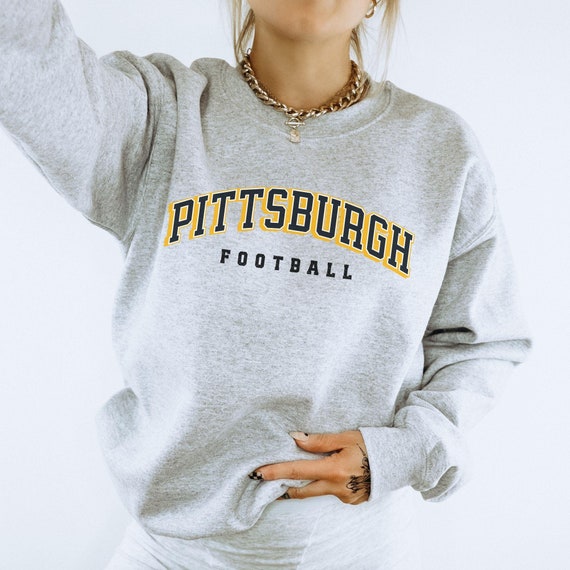 Womens steelers crewneck sweatshirt hotsell