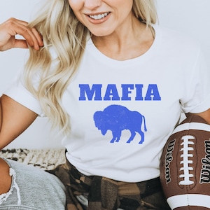 Buffalo Bill Retro Football Tee, Preppy Collegiate Game Day Shirt, Vintage Tailgate Bella Canvas 3001, Bill Fan Gift Idea