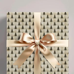 Elegant Vintage Xmas Wrapping Paper Roll, Festive Antique Christmas Gift Wrap, Vintage-Inspired Holiday Paper, Old-Time Christmas Gift Paper