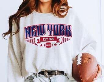 Giant Football Sweatshirt | New York Football Sweater | Giant Tailgate Sweatshirt | Giant Game Day Sweatshirt | Gift for Giant Fans