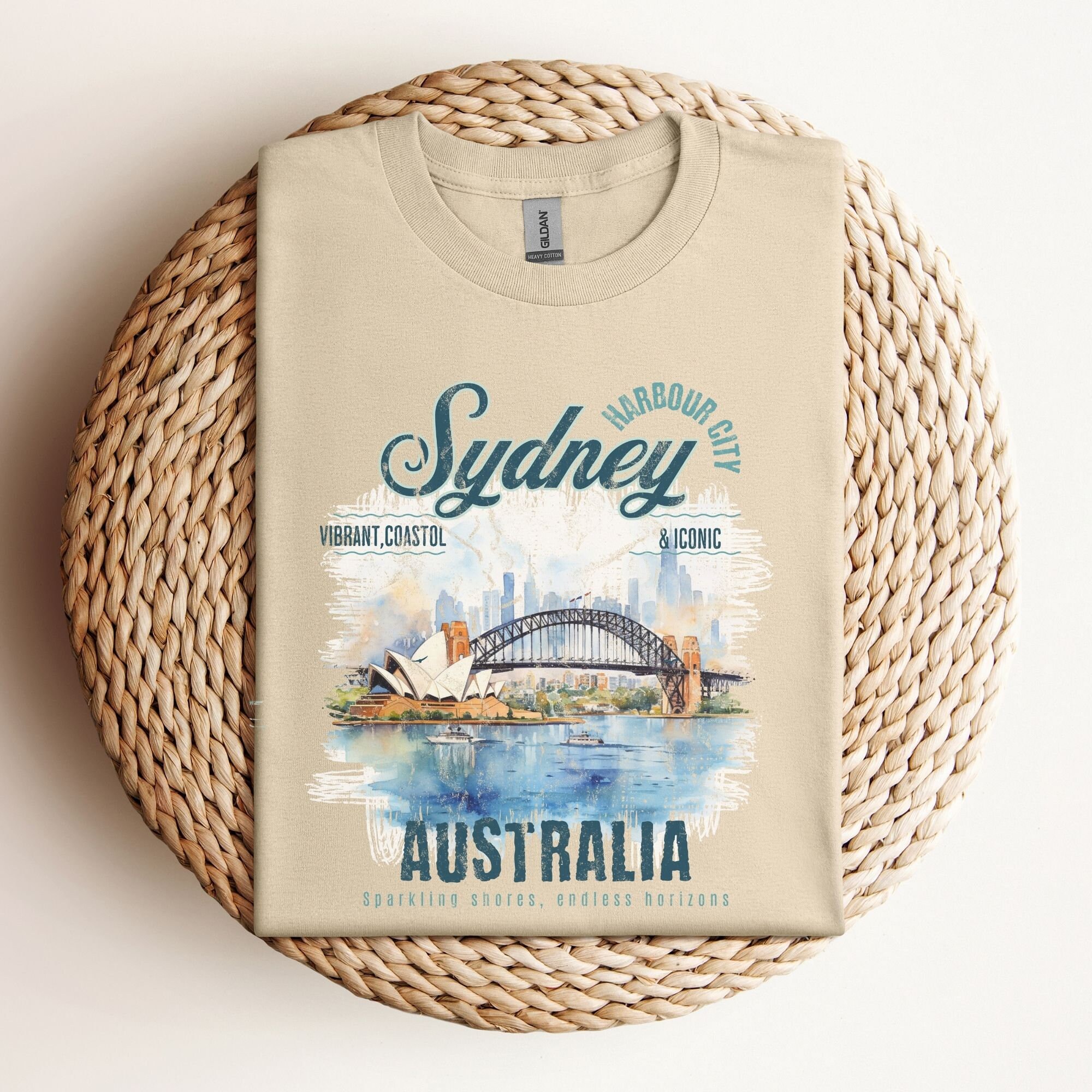 Sydney Australia Travel T-shirt, Cute Girls Trip Shirt, Honeymoon