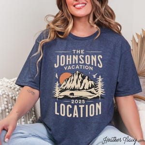 Custom Family Vacation Shirt 2025, Matching Mountain Adventure Tee, Summer Camp Life Shirt, Personalized Reunion Shirt, Family Trip Shirt