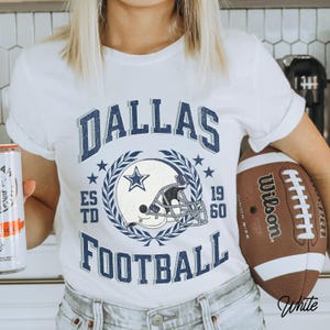 Vintage Dallas T-Shirt | Texas Football Tee Unisex Super Bowl Shirt | Dallas Fans Gift | Dallas Football Fans Shirt | Cowboy Football Shirt