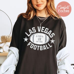 Raider Fanatics Comfort Colors Shirt | Vintage Las Vegas Football T-Shirt | Raider Tailgate Tee | Raider Fan Gift | Raider T-shirt |