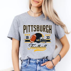 Pittsburgh Football Game Day shirt, Steeler Football shirt, Womens Steeler Gift, Tailgate shirt, Unisex Pittsburgh Fan Shirt