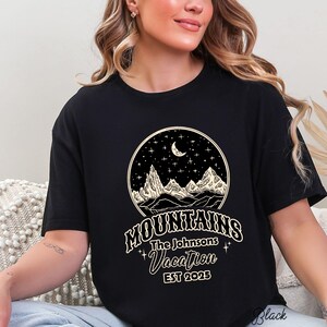Custom Family Vacation Shirt 2025, Matching Mountain Adventure Tee, Summer Camp Life Shirt, Personalized Reunion Shirt, Family Trip Gift