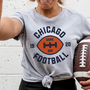 Vintage Game Day Chicago Football Shirt | Chicago Fan Gifts | Chicago Football Retro Shirt | Chicago Football Bear Shirt | Chicago Fan Shirt