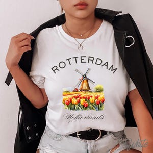Rotterdam Shirt | Netherlands Travel Crewneck | Dutch City Tee | Rotterdam Tourism Souvenir | Travel to Rotterdam Gift | Vacation T-Shirt