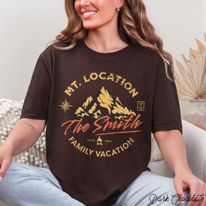 Custom Family Vacation Shirt 2025, Matching Mountain Adventure Tee, Summer Camp Life Shirt, Personalized Reunion Shirt, Family Trip Gift