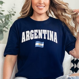 Argentina Flag Shirt, Argentina Emblem Tee, South America Travel Gift, Buenos Aires Souvenir, Argentina Pride Shirt, Argentina Heritage Tee