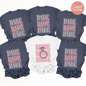 Custom Bachelorette Party Shirt Comfort Colors® | Bachelorette Matching Shirts | Bridesmaid Gift | Bride Club Trip Tee | Personalized Gift