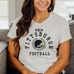Pittsburgh Football Game Day shirt, Unisex Steeler Football Fan shirt, Tailgate Outfit, Sunday Football Shirt, Steeler Fan Apparel