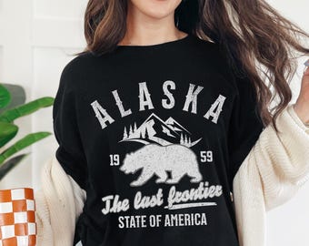 Camiseta de Alaska, camiseta de viaje a Alaska, camiseta de Bear Mountain, camiseta de crucero por Alaska, camiseta de aventura al aire libre, regalo de Alaska para viajeros