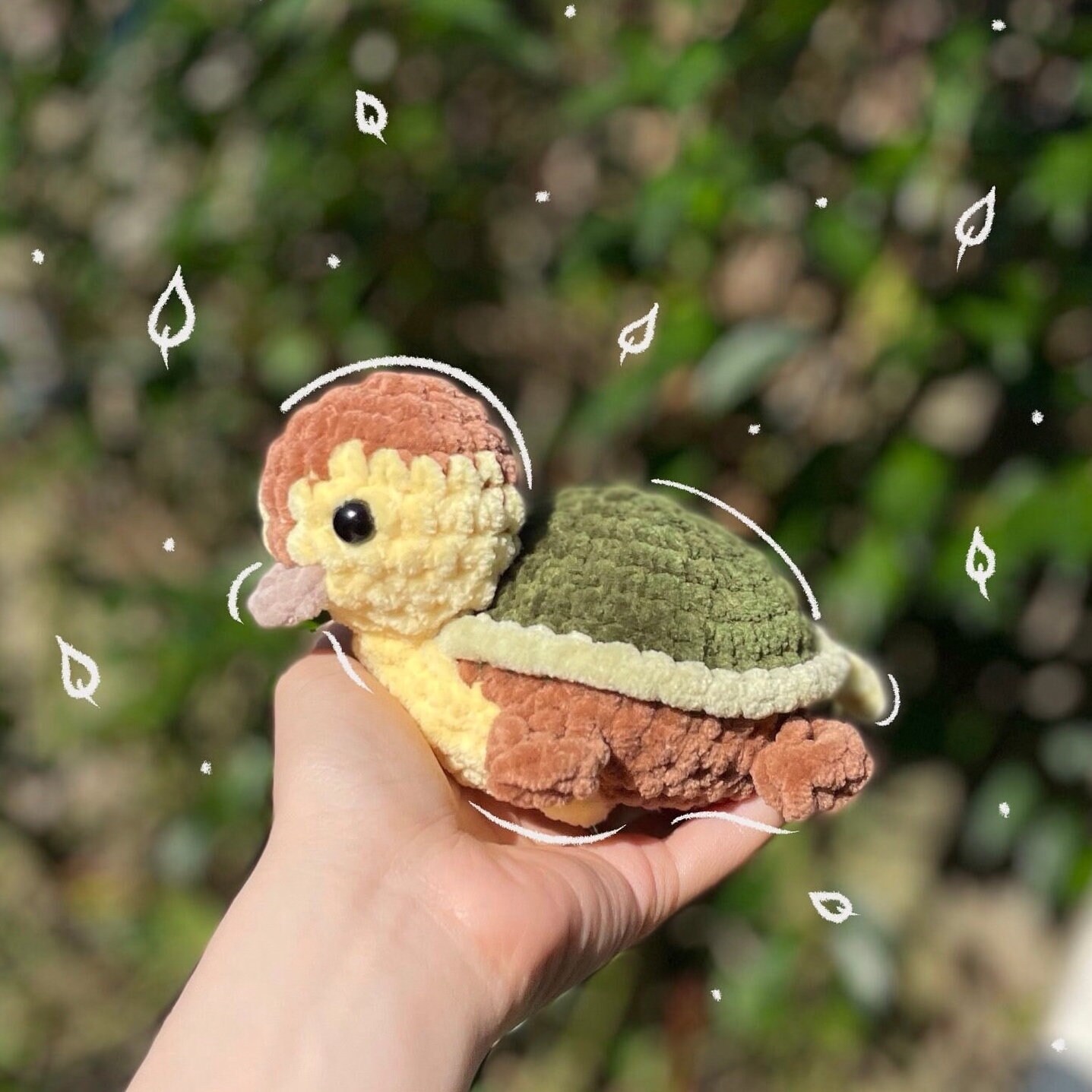 Turtle duck plush discount
