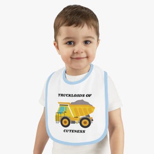 Truckloads of Cuteness Baby Bib