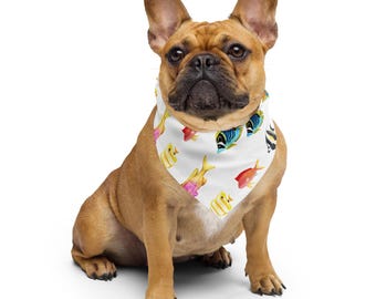 Tropical Fish Dog Bandana