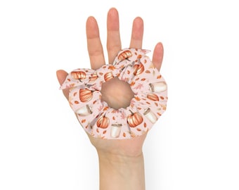 Match-Your-Dog: Pink PUPkin Scrunchie